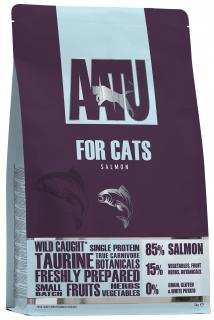 AATU pro kočky losos 3 kg  + 1 KG ZDARMA