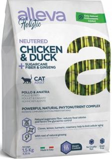 Alleva Holistic Chicken Duck Neutered 1,5 kg