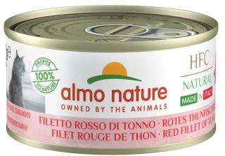 Almo Nature HFC Natural Made in Italy červený tuňák - konzerva pro kočky 70 g