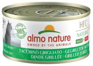 Almo Nature HFC Natural Made in Italy grilované krůtí - konzerva pro kočky 70 g