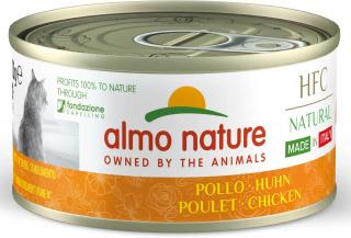 Almo Nature HFC Natural Made in Italy kuře - konzerva pro kočky 70 g