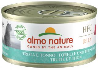 Almo Nature HFC pstruh s tuňákem v želé - konzerva pro kočky 70 g