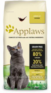 Applaws Cat Senior Chicken 2 kg  + konzerva s krůtou ZDARMA