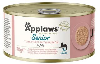 Applaws Senior tuňák a losos v želé - konzerva pro starší kočičky 70 g