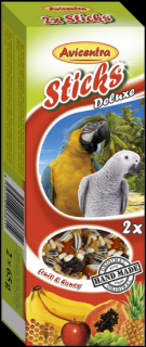 Avicentra tyčinka velký papoušek ovoce a med - 2 ks