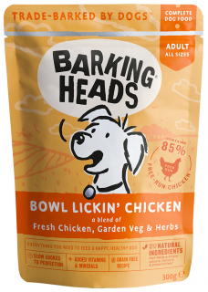 Barking Heads Bowl Lickin Chicken - kapsička pro psy 300 g