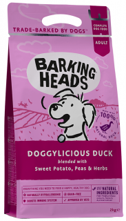 Barking Heads Doggylicious Duck 12 kg  + 2 kg ZDARMA