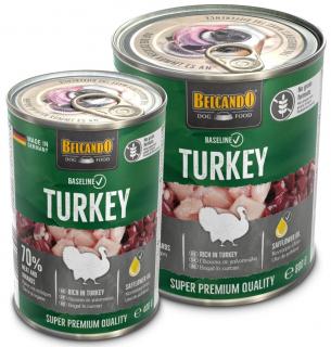 Belcando Baseline Turkey - konzerva pro pejsky Velikost: 800 g