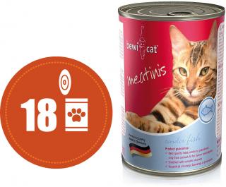 Bewi Cat Meatinis losos - konzerva 18x400 g