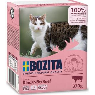 Bozita kousky v omáčce s HOVĚZÍM - konzerva pro kočky 370 g