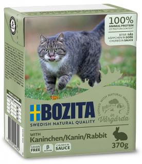 Bozita kousky v omáčce s KRÁLÍKEM - konzerva pro kočky 370 g