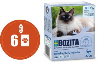 Bozita kousky v omáčce se SOBEM MULTIPACK - konzerva pro kočky 6x370 g