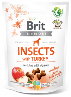 Brit Care Crunchy Snack hmyz s krocanem - pamlsky pro psy 200 g