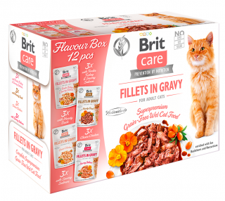 Brit Care MULTIPACK Flavour Box - kapsička 12x85 g