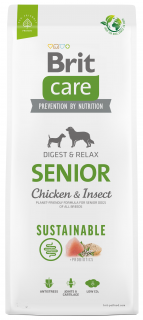 Brit Care Sustainable Senior Chicken Insect 12 kg