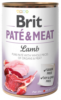 Brit Paté and Meat Lamb - konzerva pro psy 800 g