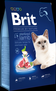 Brit Premium Cat By Nature Sterilised Lamb 1,5 kg
