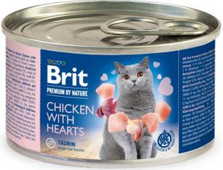 Brit Premium kuře a srdce - konzerva pro kočky 200 g