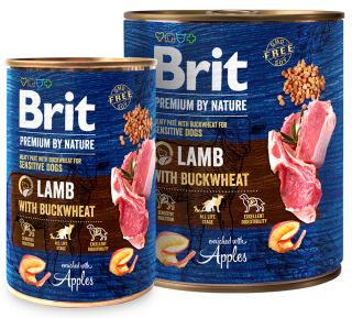 Brit Premium Lamb and Buckwheat - konzerva pro psy Velikost balení: 400 g