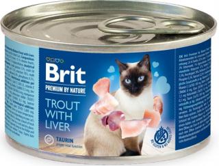 Brit Premium pstruh a játra - konzerva pro kočky 200 g