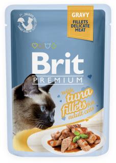 Brit Premium tuňákové filetky v omáčce - kapsička 85 g