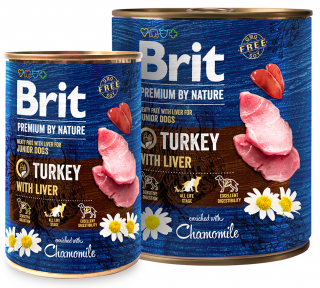 Brit Premium Turkey and Liver - konzerva pro psy Velikost balení: 400 g