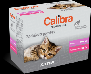 Calibra Cat Multipack Kitten - kapsička 12x100 g