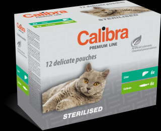 Calibra Cat Multipack Sterilised - kapsička 12x100 g