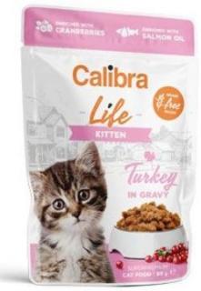 Calibra Life Kitten krůta v omáčce - kapsička pro koťátka 85 g