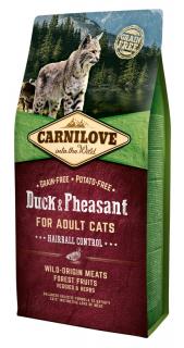 Carnilove Duck Pheasant Adult Hairball Control 2 kg
