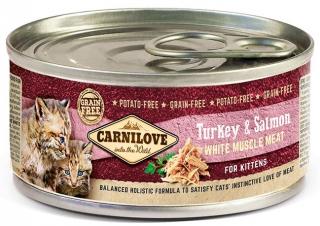 Carnilove Kitten krůta a losos - konzerva pro koťata 100 g