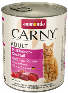 CARNY Adult masový koktejl - VELKÁ KONZERVA pro kočky 800 g