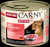 Carny Kitten hovězí a krůtí srdce - konzerva pro koťata 200 g