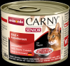 Carny Senior hovězí a krůtí srdce - konzerva pro starší kočky 200 g