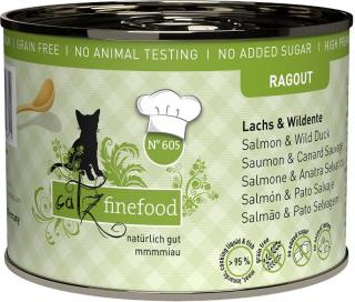 Catz Finefood Ragout losos a divoká kachna - konzerva pro kočky 190 g