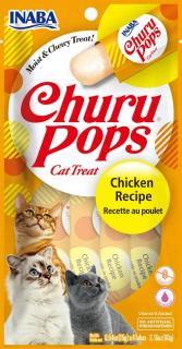 Churu Pops Chicken - pamlsek pro kočky 4x15 g