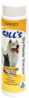 Croci Gill's pudr - suchý šampon pro kočky a psy 200 g