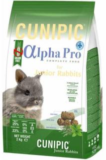Cunipic Aplha Pro Junior Rabbit 1,75 kg - bezobilné krmivo pro mladé králíky