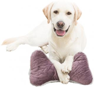 Ergonomický relaxační polštářek na krk Estelle 34x20 cm Berry - polštář pro psy/lidi
