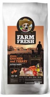 Farm Fresh Chicken Turkey Active Puppy 15 kg
