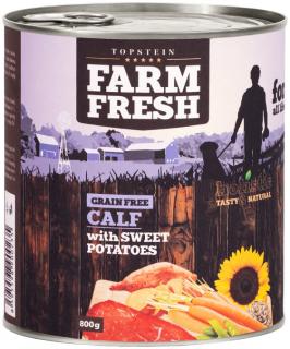 Farm Fresh telecí a brambory - konzerva pro psy 800 g