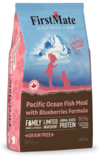 FirstMate Cat Pacific Ocean Fish with Blueberries 1,8 kg  + pudink pro kočky ZDARMA