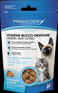 Francodex Breath Dental - pamlsek pro kočky 65 g