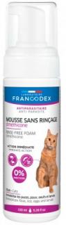 Francodex Dimethicone bezoplachová antiparazitní pěna pro kočky a koťata 150 ml
