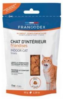 Francodex Indoor - pamlsky pro kočky se sladem 65 g