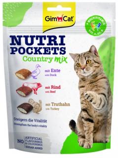 GimCat Nutri Pockets Country mix - pamlsky pro kočky 150 g
