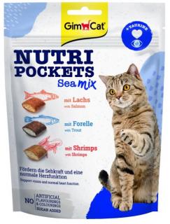 GimCat Nutri Pockets Sea mix - pamlsky pro kočky 150 g