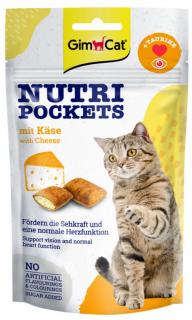 GimCat Nutri Pockets sýrové s taurinem - pamlsky pro kočky 60 g
