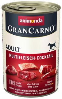 GranCarno Adult různé druhy - konzerva pro psy 400 g Příchuť: multimasový koktejl