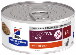 Hill's I/D Feline Digestive Care Chicken - konzerva 156 g